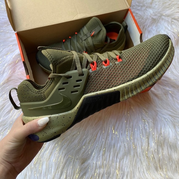 nike free x metcon olive canvas